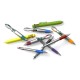 Кулькова ручка з різнокольоровими чорнилами, колір кобальт - V1432-04