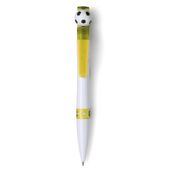 Ручка кулькова Футбол, колір жовтий - V1434-08