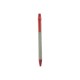 Еко-ручка кулькова з переробленого картону, колір червоний - V1470-05