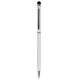 Кулькова ручка зі стилусом, колір білий - V1537-02