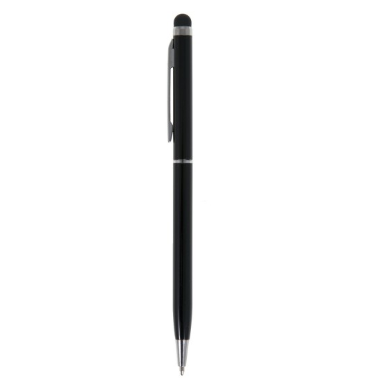 Кулькова ручка зі стилусом, колір чорний - V1537-03