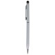 Кулькова ручка зі стилусом, колір сріблястий - V1537-32