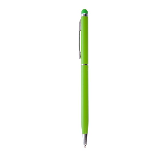 Кулькова ручка зі стилусом, колір світло-зелений - V1637-10
