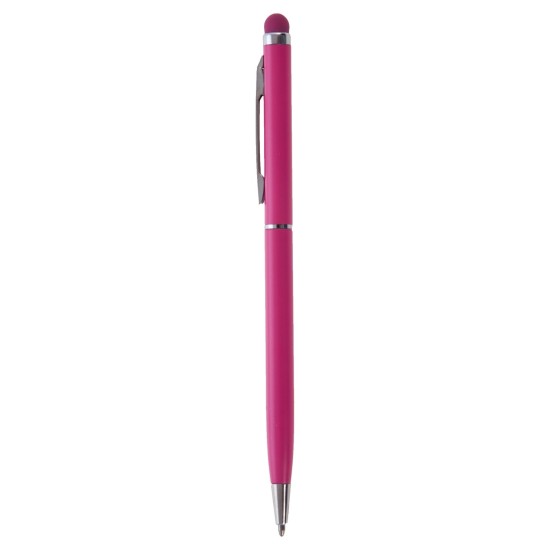 Кулькова ручка зі стилусом, колір рожевий - V1637-21