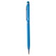 Кулькова ручка зі стилусом, колір блакитний - V1637-23