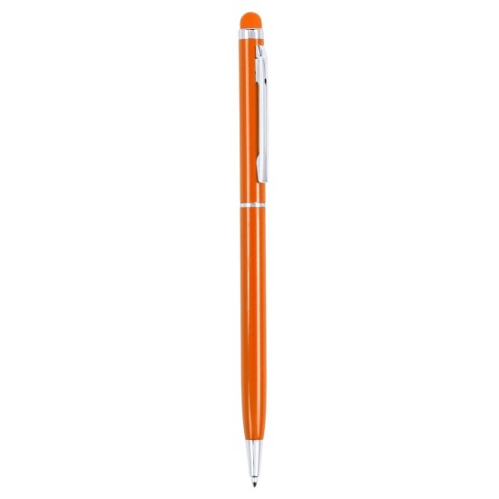 Кулькова ручка зі стилусом, колір помаранчевий - V1660-07