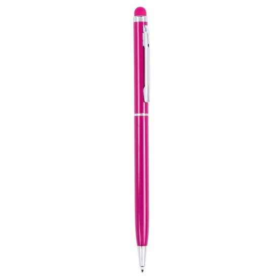 Кулькова ручка зі стилусом, колір рожевий - V1660-21