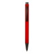 Кулькова ручка з високоякісної пластмаси і металу, колір червоний - V1696-05