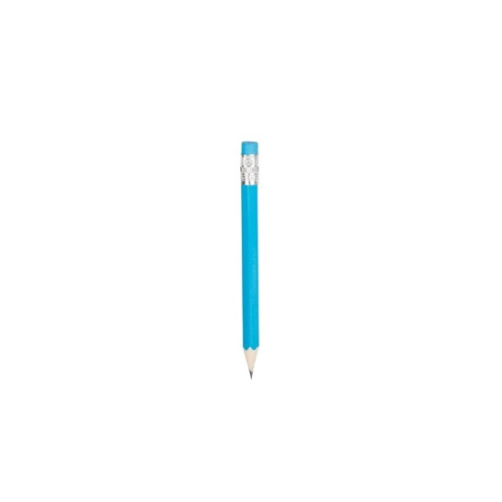 Олівець маленький з гумкою, колір синій - V1697-11