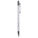Кулькова ручка зі стилусом, колір білий - V1701-02