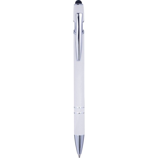 Кулькова ручка, сенсорна ручка, колір білий - V1917-02