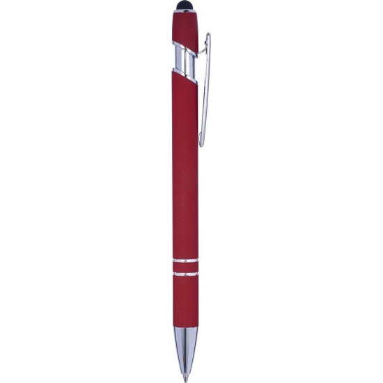 Кулькова ручка, сенсорна ручка, колір червоний - V1917-05