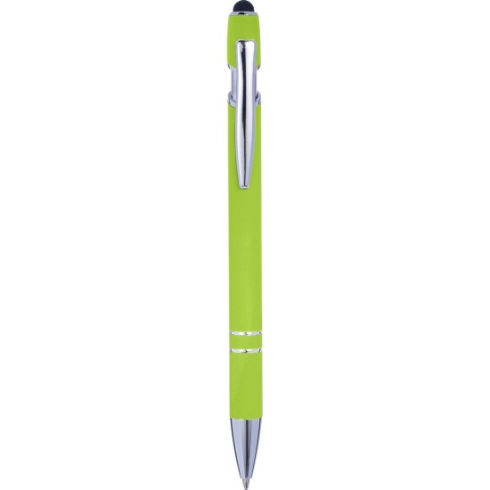 Кулькова ручка, сенсорна ручка, колір лайм - V1917-09