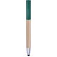 Ручка кулькова сенсорна 3 в 1 бамбукова, колір зелений - V1929-06