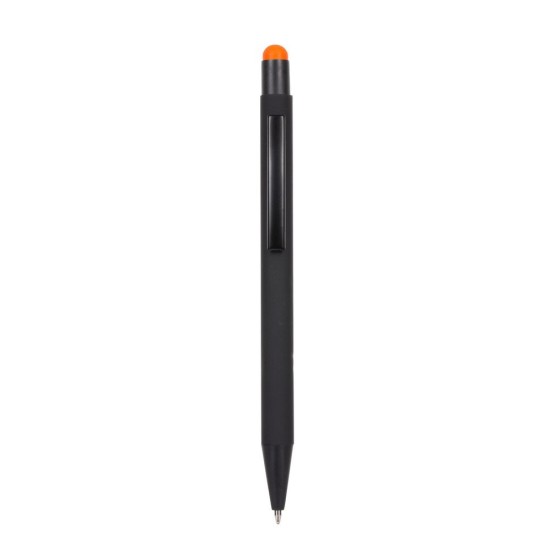 Кулькова ручка, сенсорна ручка, колір помаранчевий - V1932-07