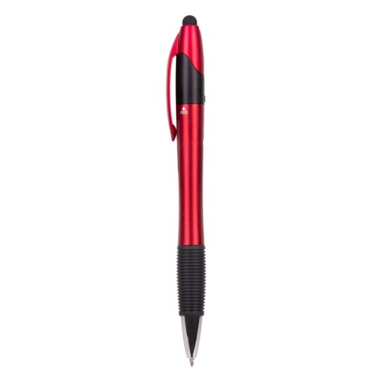 Кулькова ручка, сенсорна ручка, колір червоний - V1935-05