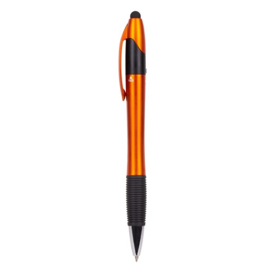 Кулькова ручка, сенсорна ручка, колір помаранчевий - V1935-07