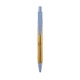Ручка кулькова бамбукова, колір синій - V1947-11