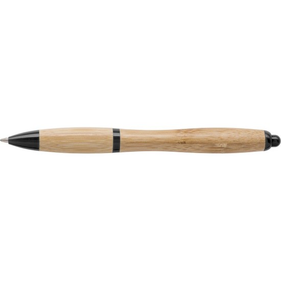 Еко-ручка бамбукова, колір чорний - V1965-03