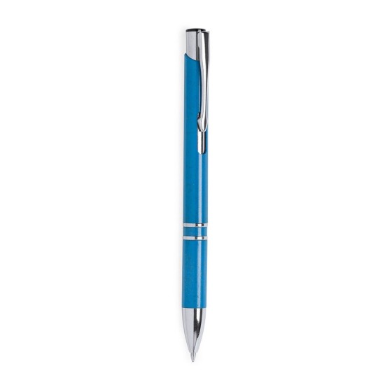 Еко-ручка з пшеничної соломи, колір синій - V1972-11