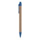 Еко-блокнот А6 з кульковою ручкою, колір синій - V2335-11