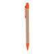 Еко-блокнот А5 з кульковою ручкою помаранчевий - V2389-07