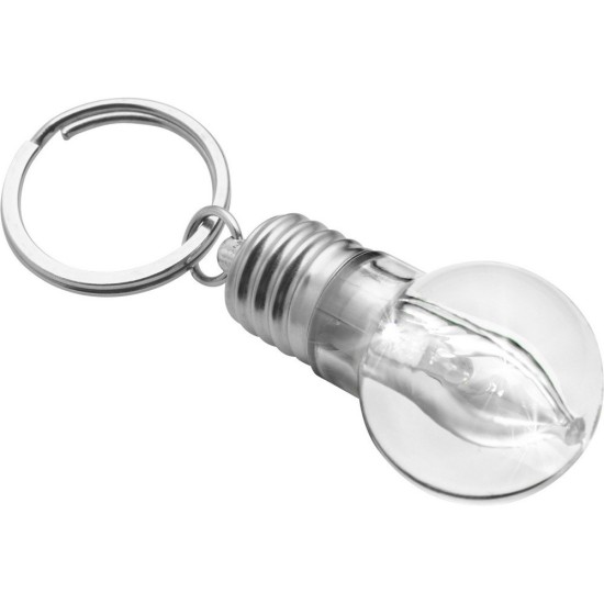 Брелок для ключів Лампочка сріблястий - V2458-32