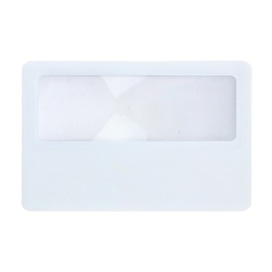 Лупа тонка розміром з кредитну картку, колір білий - V2488-02