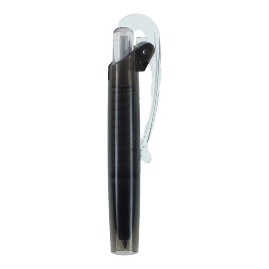 Блокнот А7 з кульковою ручкою, колір чорний - V2575-03