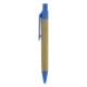 Еко-блокнот А7 з кульковою ручкою, колір блакитний - V2687-23