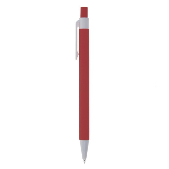 Блокнот А5 з кульковою ручкою, колір червоний - V2795-05