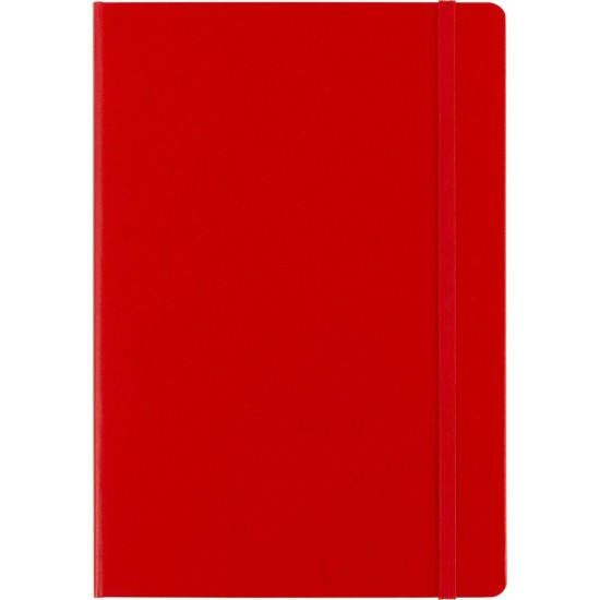 Блокнот А5, 128 аркушів, колір червоний - V2946-05