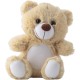 Іграшка плюшевий ведмедик RPET, колір світло-коричневий - V2998-18