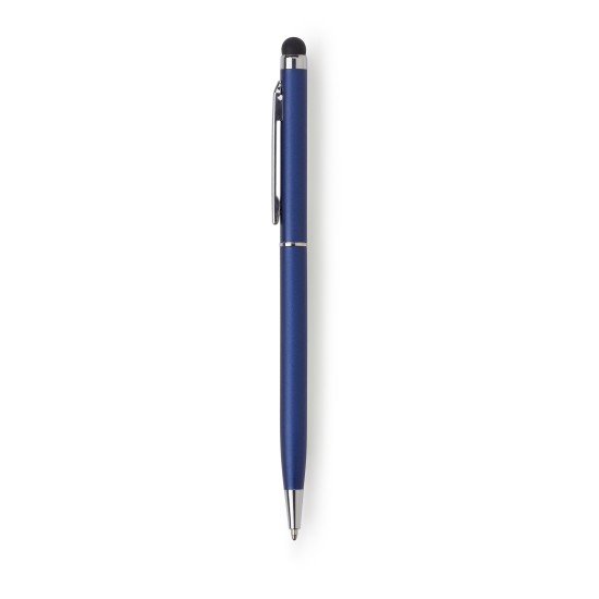 Кулькова ручка зі стилусом, колір синій - V3183-11