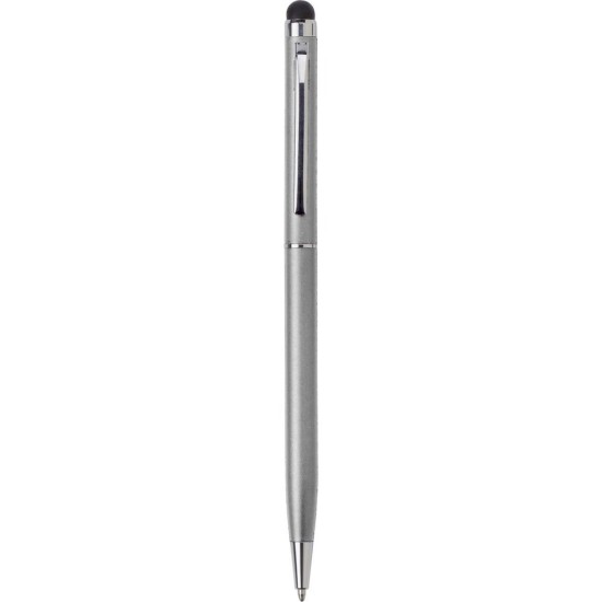 Кулькова ручка зі стилусом, колір сріблястий - V3183-32