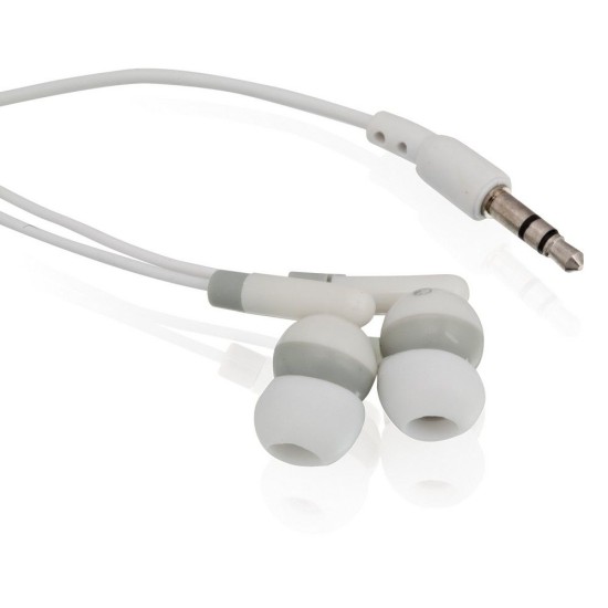 Навушники з роз'ємом 3,5 мм, колір білий - V3196-02