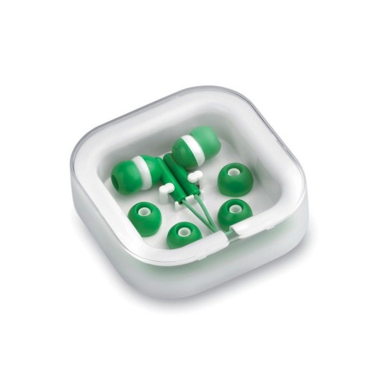 Навушники з роз'ємом 3,5 мм, колір зелений - V3196-06