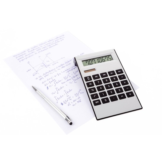 Калькулятор, колір білий - V3226-02
