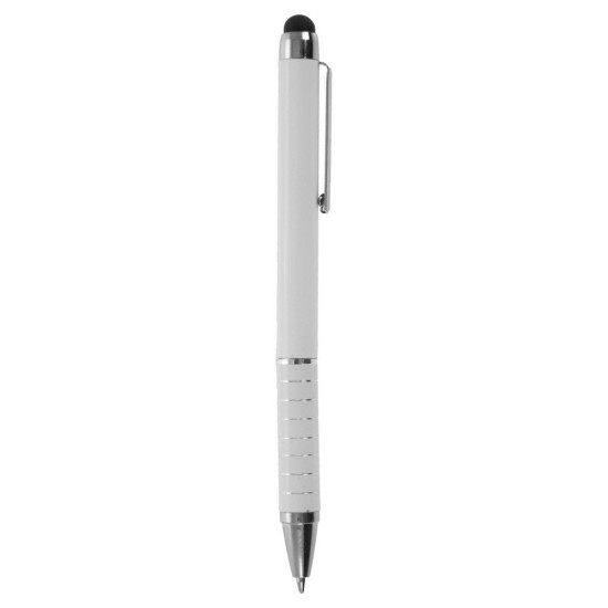 Кулькова ручка зі стилусом, колір білий - V3245-02