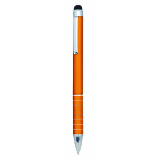 Кулькова ручка зі стилусом, колір помаранчевий - V3245-07