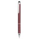 Кулькова ручка зі стилусом, колір бордовий - V3245-12