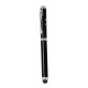 Лазерний вказівник, кулькова ручка зі стилусом, колір чорний - V3459-03