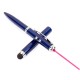 Лазерний вказівник, кулькова ручка зі стилусом, колір кобальт - V3459-04