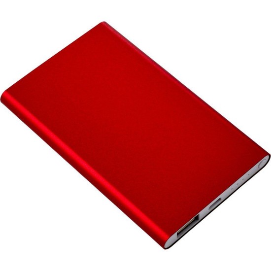 Павербанк 4 000 mAh, колір червоний - V3577-05
