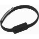 Браслет - кабель зарядки, колір чорний - V3823-03