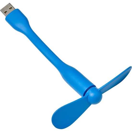 USB вентилятор, колір синій - V3824-11