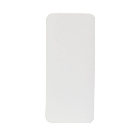 Повербанк 10000 mAh, світлодіодний індикатор, колір білий/кобальт - V3856-04