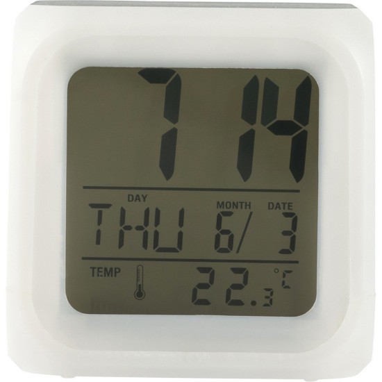 Настільний годинник, колір білий - V3933-02