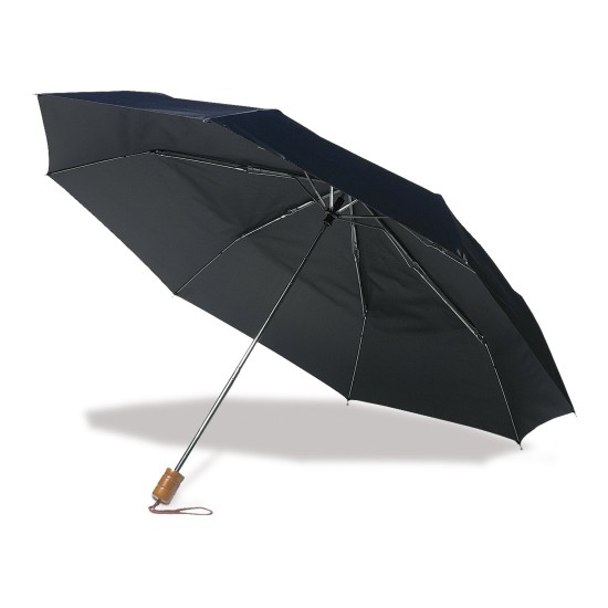 Ручна парасолька, складана, колір чорний - V4223-03