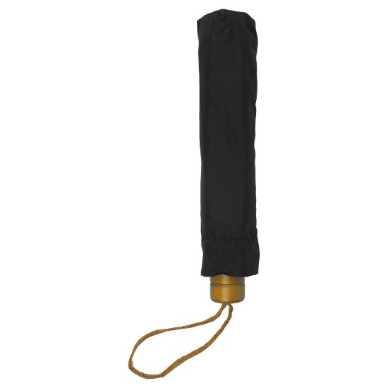 Ручна парасолька, складана, колір чорний - V4223-03